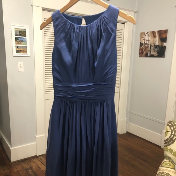 Blue Bridesmaid Dress - Picture 1 of 9